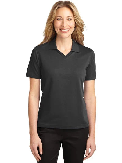 Port Authority Women's Rapid Dry Polo with custom logo embroidery