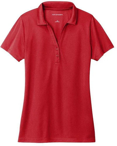 Port Authority Women's C-FREE Performance Polo with custom logo embroidery