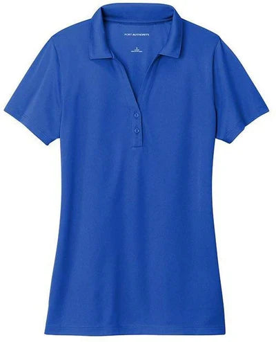 Port Authority Women's C-FREE Performance Polo with custom logo embroidery