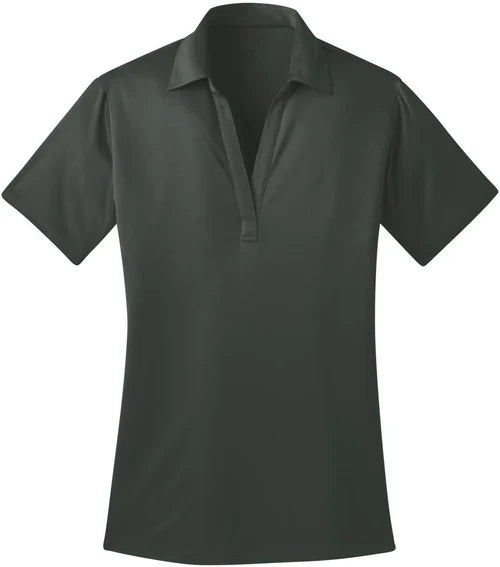 Port Authority Ladies Silk Touch Performance Polo with custom logo embroidery