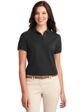 Port Authority Ladies Silk Touch Polo with custom logo embroidery