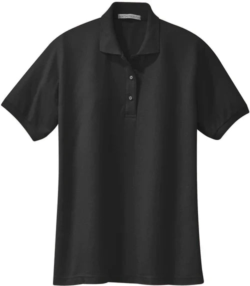 Port Authority Ladies Silk Touch Polo with custom logo embroidery