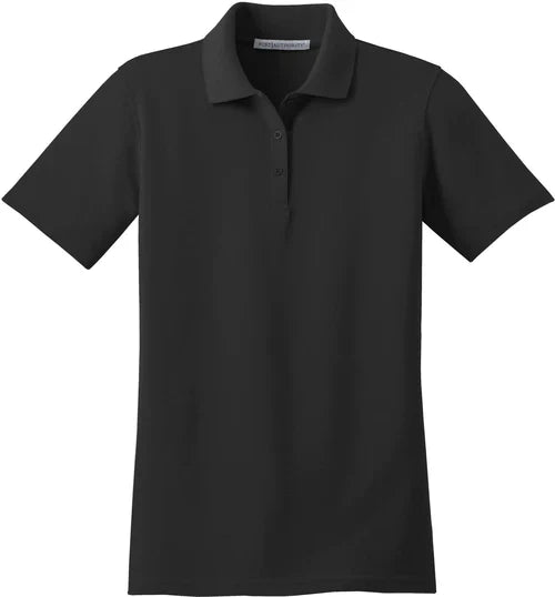 Port Authority Ladies Stain-Release Polo with custom logo embroidery