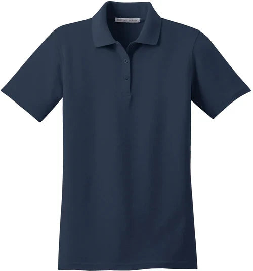 Port Authority Ladies Stain-Release Polo with custom logo embroidery