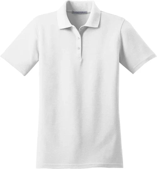 Port Authority Ladies Stain-Release Polo with custom logo embroidery