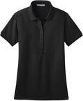 Port Authority Women's Stretch Pique Polo with custom logo embroidery