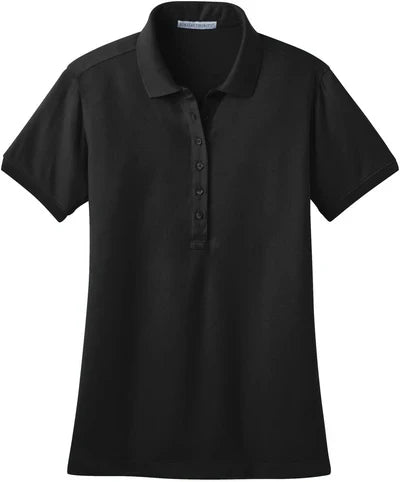 Port Authority Women's Stretch Pique Polo with custom logo embroidery