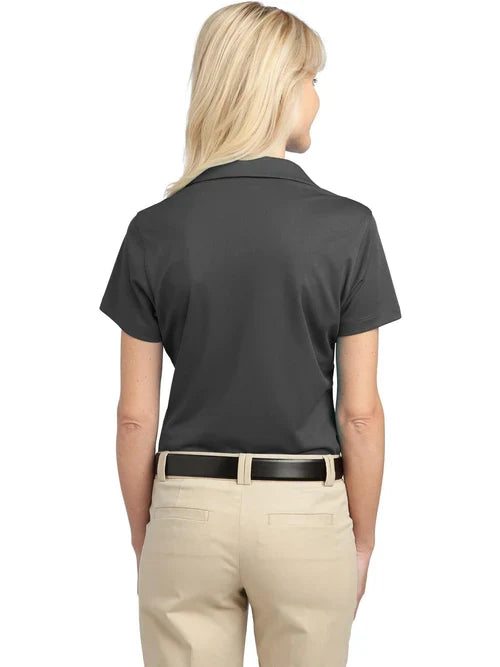 Port Authority Ladies Tech Pique Polo with custom logo embroidery
