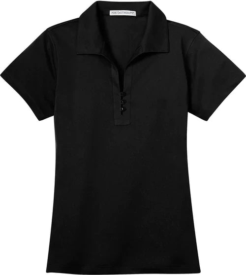 Port Authority Ladies Tech Pique Polo with custom logo embroidery