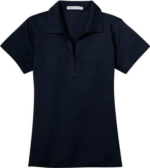Port Authority Ladies Tech Pique Polo with custom logo embroidery