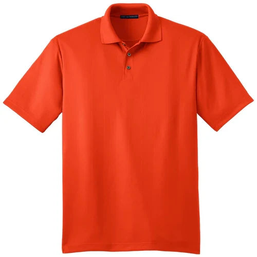 Port Authority Performance Fine Jacquard Polo with custom logo embroidery