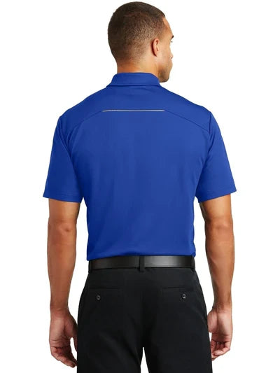 Port Authority Pinpoint Mesh Polo with custom logo embroidery