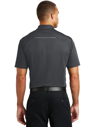 Port Authority Pinpoint Mesh Polo with custom logo embroidery