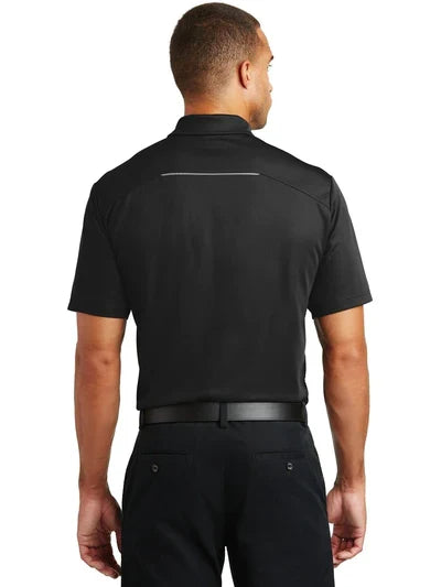 Port Authority Pinpoint Mesh Polo with custom logo embroidery