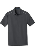 Port Authority Pinpoint Mesh Polo with custom logo embroidery