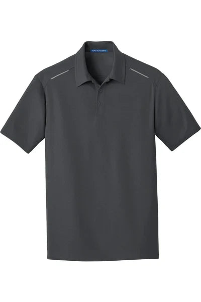 Port Authority Pinpoint Mesh Polo with custom logo embroidery