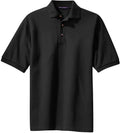 Port Authority Tall Heavyweight Cotton Pique Polo with custom logo embroidery