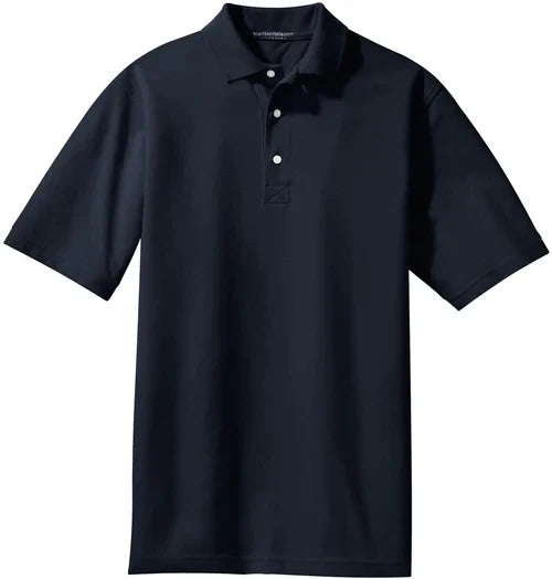 Port Authority Tall Rapid Dry Polo with custom logo embroidery