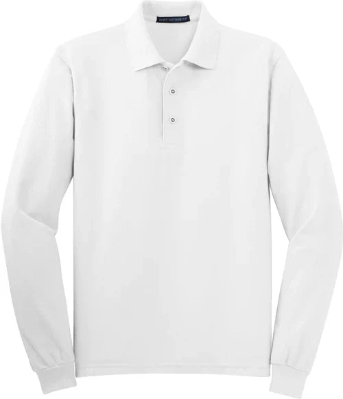 Port Authority Silk Touch Long Sleeve Polo