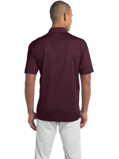 Port Authority Silk Touch Performance Polo with custom logo embroidery