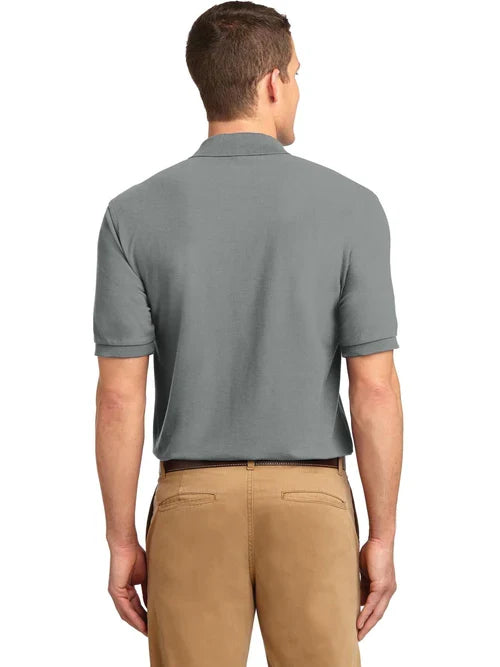Port Authority Silk Touch Polo with custom logo embroidery