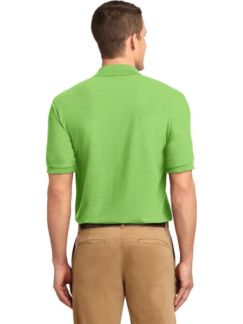 Port Authority Silk Touch Polo with custom logo embroidery