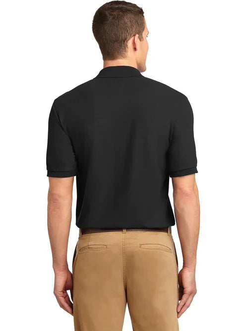Port Authority Silk Touch Polo with custom logo embroidery