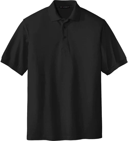 Port Authority Silk Touch Polo with custom logo embroidery