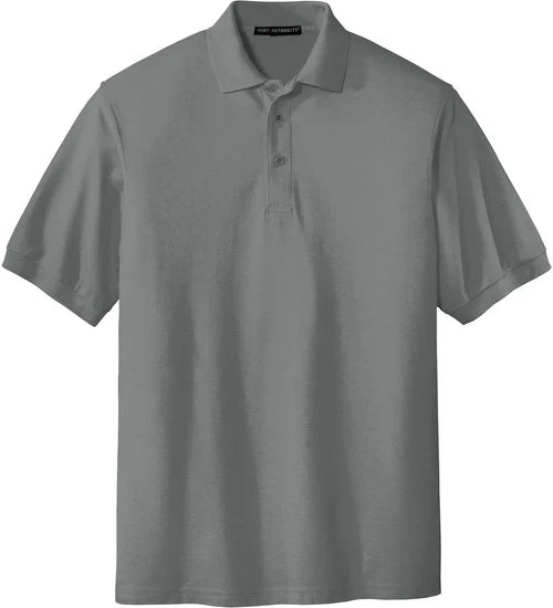 Port Authority Silk Touch Polo with custom logo embroidery