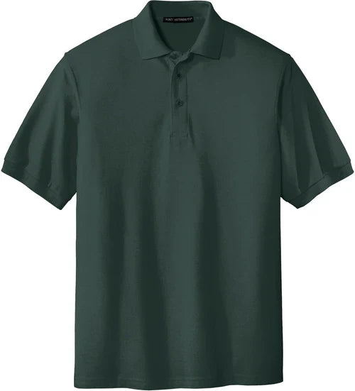 Port Authority Silk Touch Polo with custom logo embroidery
