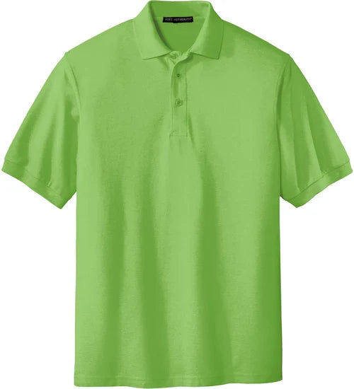 Port Authority Silk Touch Polo with custom logo embroidery