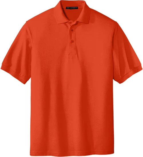Port Authority Silk Touch Polo with custom logo embroidery
