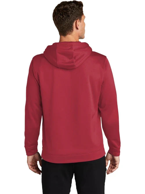 Sport-Tek Sport-Wick Fleece Hooded Pullover with custom logo embroidery