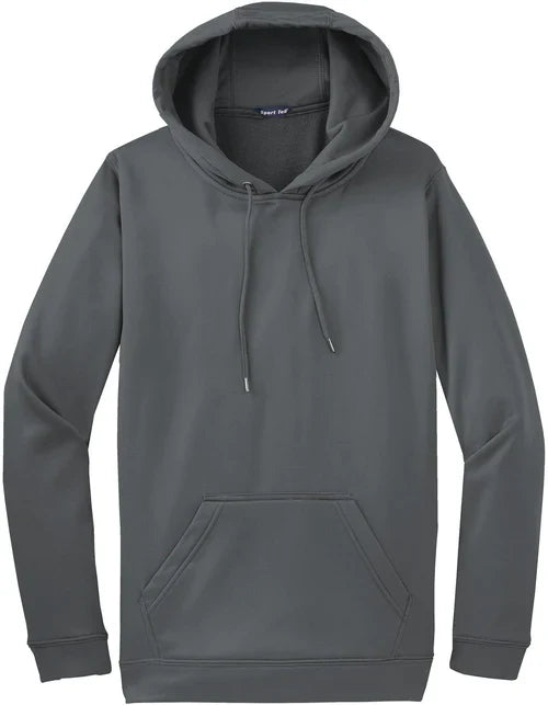 Sport-Tek Sport-Wick Fleece Hooded Pullover with custom logo embroidery