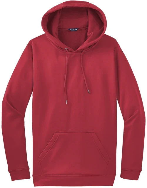 Sport-Tek Sport-Wick Fleece Hooded Pullover with custom logo embroidery