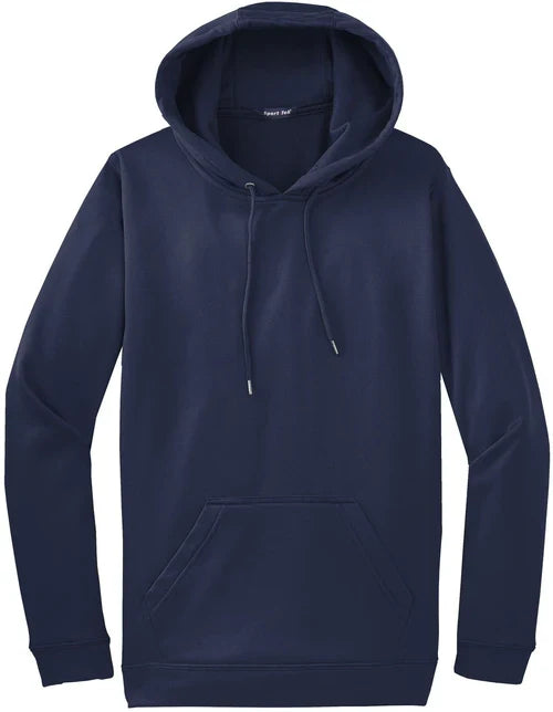 Sport-Tek Sport-Wick Fleece Hooded Pullover with custom logo embroidery