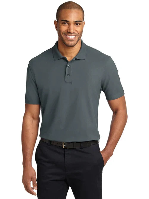 Port Authority Stain-Release Polo with custom logo embroidery