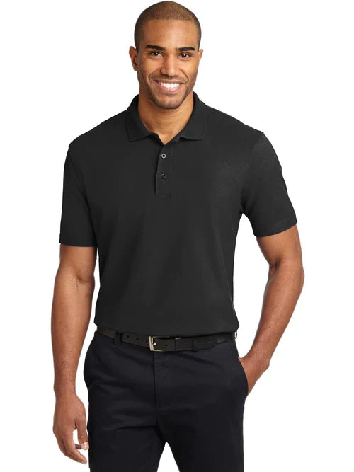 Port Authority Stain-Release Polo with custom logo embroidery