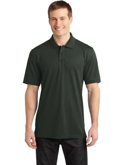 Port Authority Stretch Pique Polo with custom logo embroidery