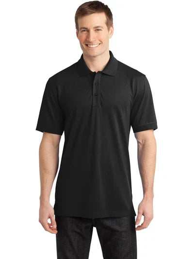 Port Authority Stretch Pique Polo with custom logo embroidery