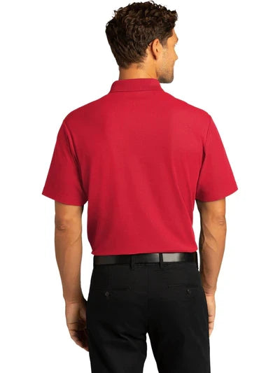 Port Authority SuperPro React Polo with custom logo embroidery