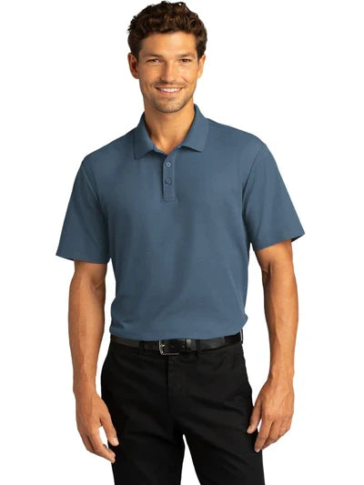 Port Authority SuperPro React Polo with custom logo embroidery