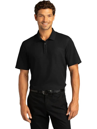 Port Authority SuperPro React Polo with custom logo embroidery