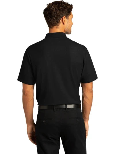 Port Authority SuperPro React Polo with custom logo embroidery