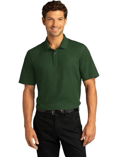 Port Authority SuperPro React Polo with custom logo embroidery