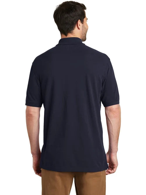 Port Authority Tall EZCotton Polo with custom logo embroidery