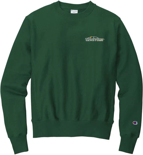 Champion Reverse Weave Crewneck Sweatshirt with custom logo embroidery