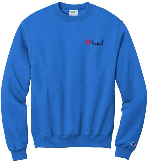 Champion Powerblend Crewneck Sweatshirt with custom logo embroidery