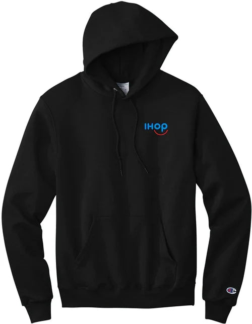 Champion Powerblend Pullover Hoodie with custom logo embroidery