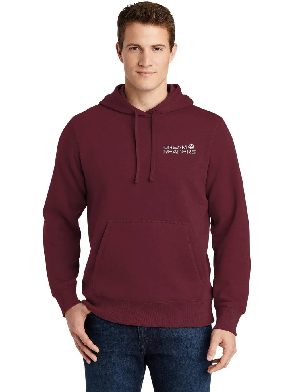 Sport-Tek Pullover Hooded Sweatshirt with custom logo embroidery